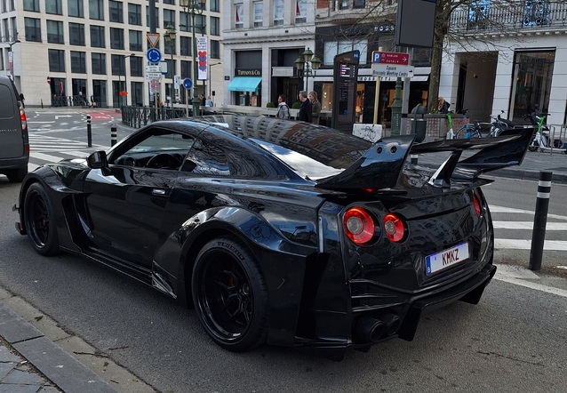 Nissan GT-R 2014 Liberty Walk Widebody, gespot door Henash (Henash NH)