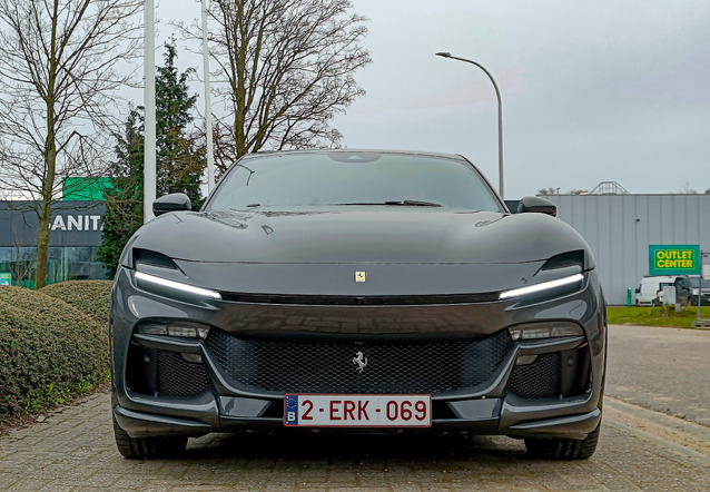 Ferrari Purosangue, gespot door clapower (jesse,arnaud vermeylen,gilis)