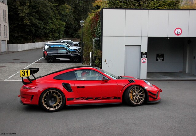 Porsche Manthey Racing 991 GT3 RS MkII Weissach Package, gespot door Belgian-spotter (Xavier Henderickx)