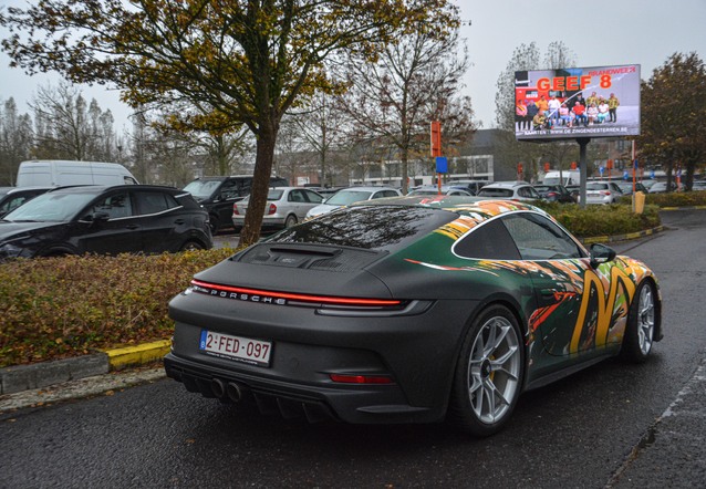 Porsche 992 GT3 Touring, gespot door loyers (Chris Loyson)