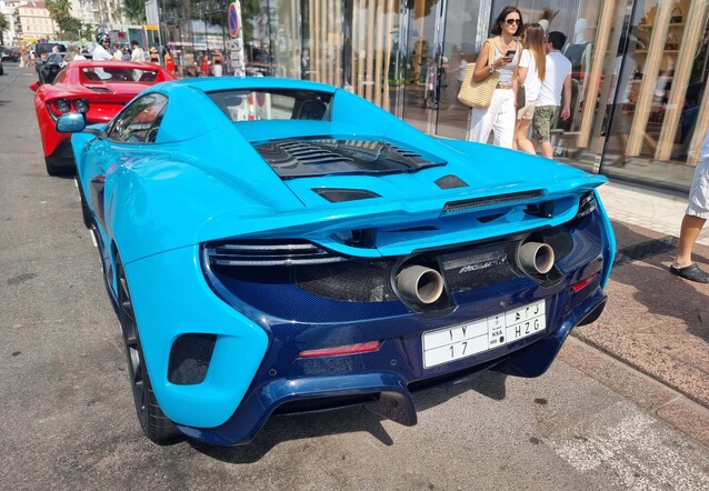 McLaren 675LT Spider, spottÃ© par mikecars22 (Michael & Leonardo Carrozzo)