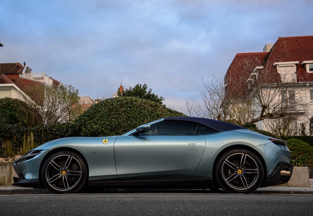 Ferrari Roma Spider, gespot door loyers (Chris Loyson)