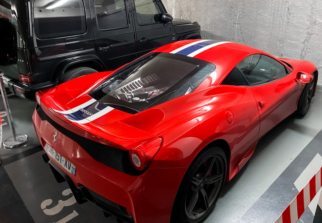 Ferrari 458 Speciale, spottÃ© par funspotter ( Winpeace)