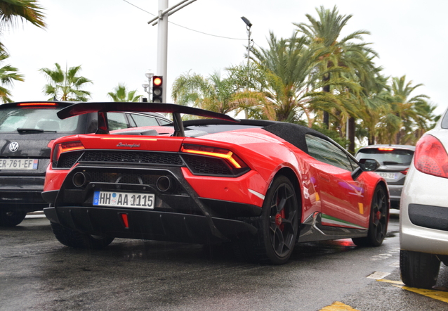 Lamborghini HuracÃ¡n LP640-4 Performante Spyder, spottÃ© par OJ (OJ The Fam)